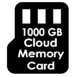 1000 GB Cloud Memory Card