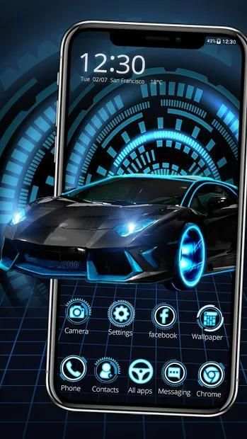 Fancy Car Launcher Theme Live HD Wallpapers 2 تصوير الشاشة
