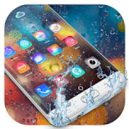 Colored Rain Drops Launcher Theme आइकन