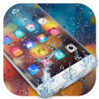 Colored Rain Drops Launcher Theme on 9Apps