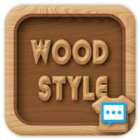 Wood style skin for Next SMS on 9Apps