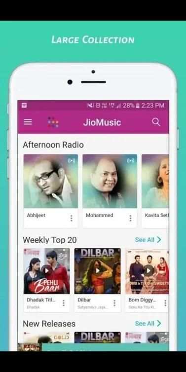 Jio music - Jio Caller Tune स्क्रीनशॉट 1