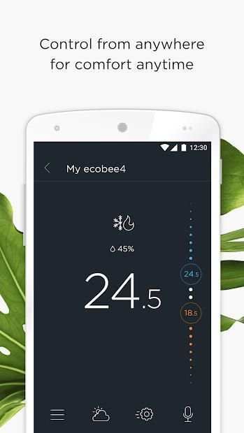 ecobee स्क्रीनशॉट 1
