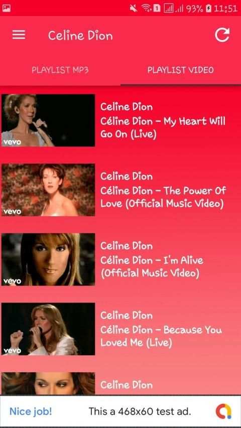 Mix - Celine Dion Songs 2019 screenshot 2