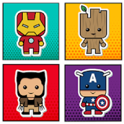 Superheroes Quest : Matching Picture Brain Game icon
