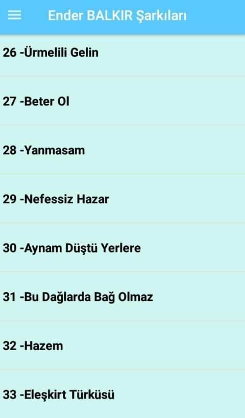 Ender BALKIR Harput Şarkıları (İnternetsiz) screenshot 2