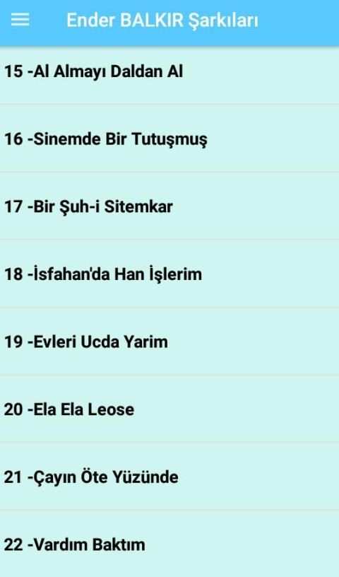 Ender BALKIR Harput Şarkıları (İnternetsiz) screenshot 4
