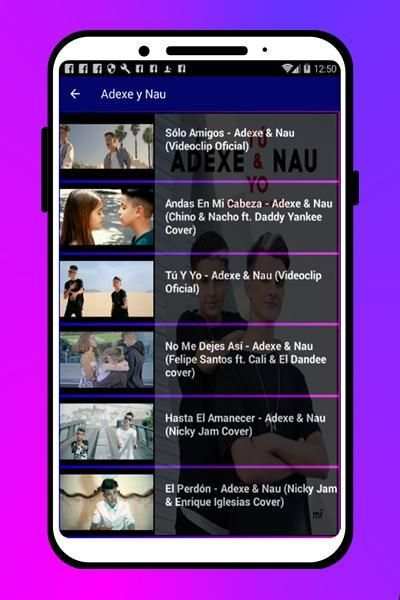 Adexe y Nau - Musica 2019 screenshot 1
