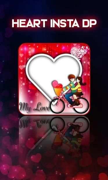 Love Photo Frame – Photo in Heart Insta DP Maker screenshot 2