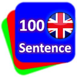 100 English Sentences