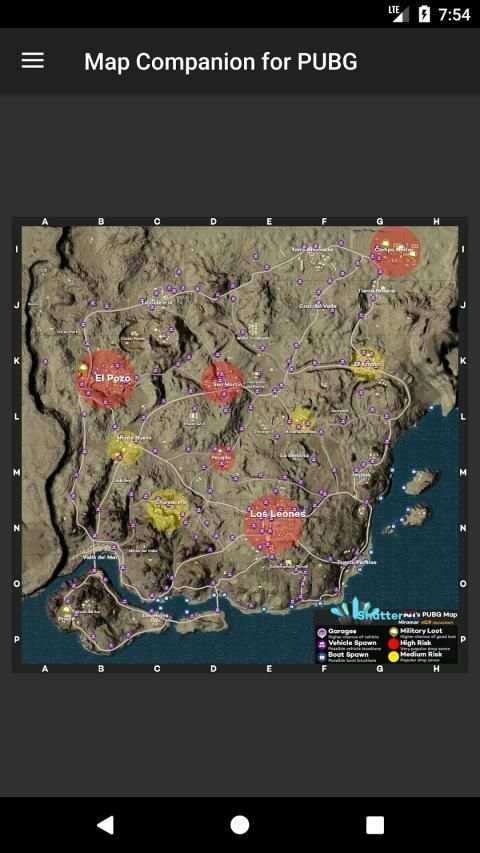 Map Companion for PUBG स्क्रीनशॉट 3