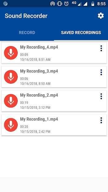 Voice Recorder स्क्रीनशॉट 5