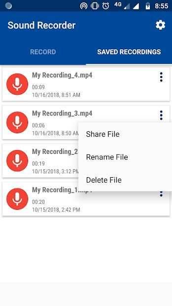 Voice Recorder स्क्रीनशॉट 3