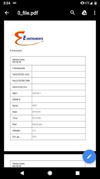 E Instruments QR Code App screenshot 1
