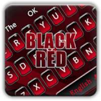 Black red minimalist business keyboard theme on 9Apps