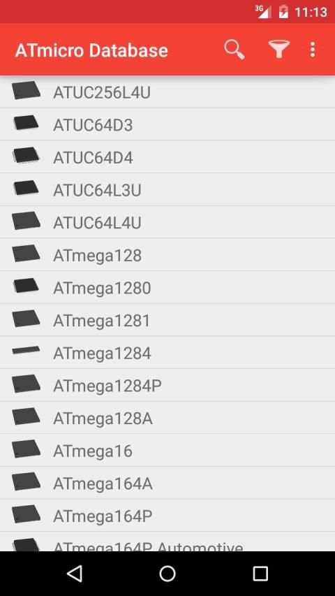 ATmicro Database स्क्रीनशॉट 1