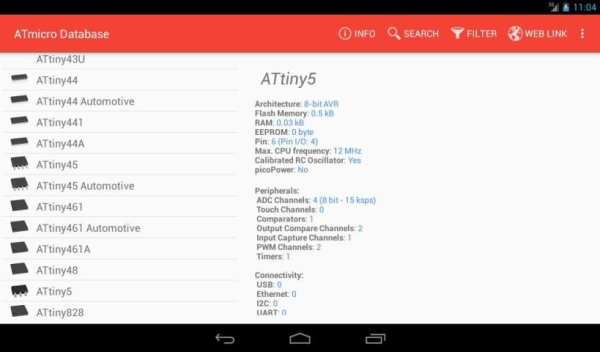 ATmicro Database स्क्रीनशॉट 6