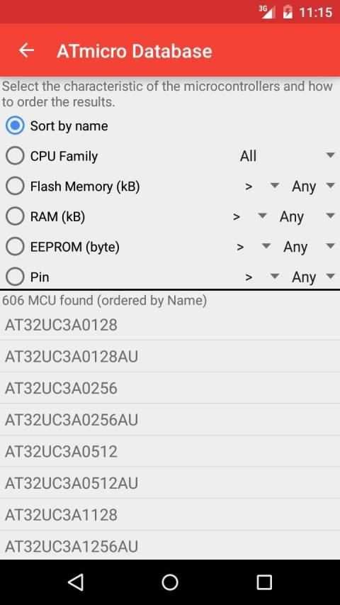ATmicro Database स्क्रीनशॉट 3