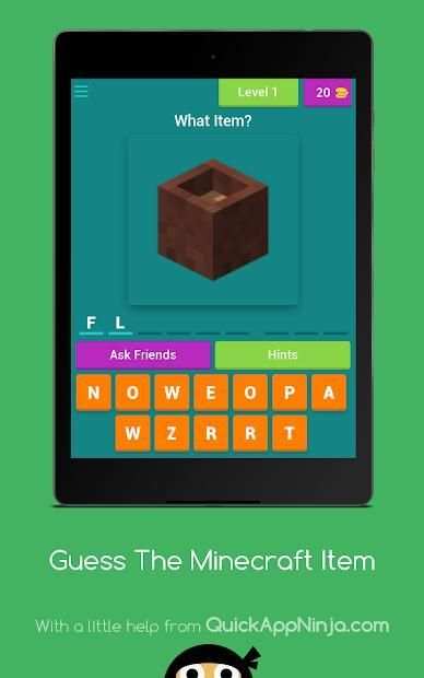 Guess The Minecraft Item screenshot 4