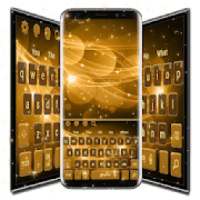 Classic Simple Gold Keyboard Theme