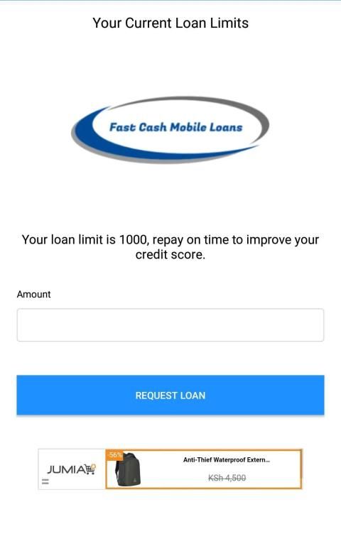 fast cash mobile loans screenshot 2