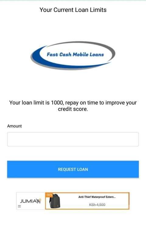 fast cash mobile loans screenshot 2