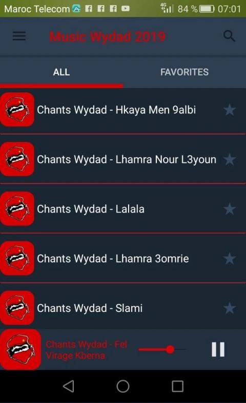 Music Wydad 2019 screenshot 5