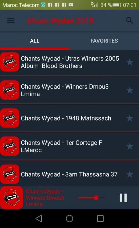 Music Wydad 2019 स्क्रीनशॉट 4