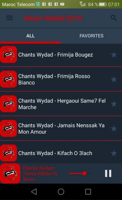 Music Wydad 2019 स्क्रीनशॉट 2