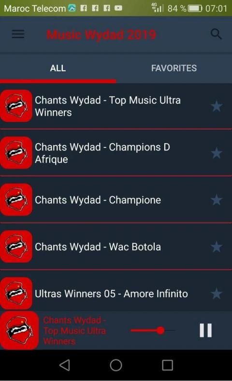 Music Wydad 2019 स्क्रीनशॉट 8