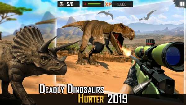 Dinosaur Hunters FPS Shooting Game screenshot 4