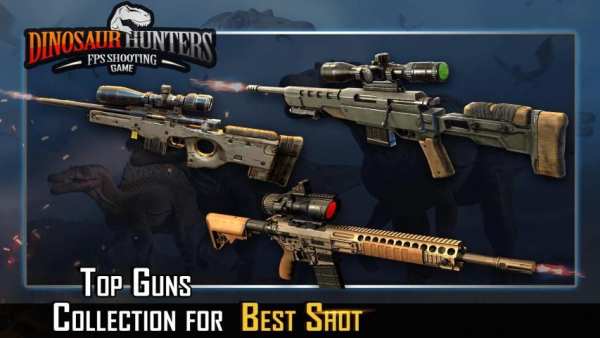 Dinosaur Hunters FPS Shooting Game screenshot 2