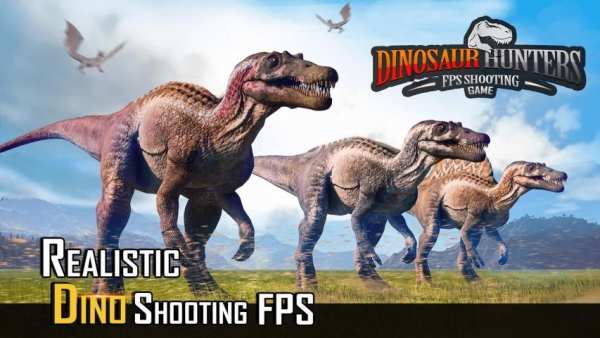 Dinosaur Hunters FPS Shooting Game screenshot 1