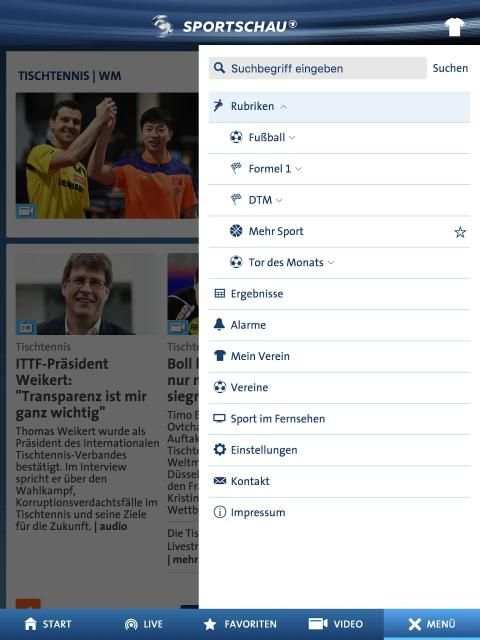 SPORTSCHAU screenshot 2
