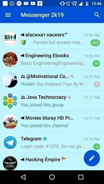 Messenger 2k19 screenshot 2