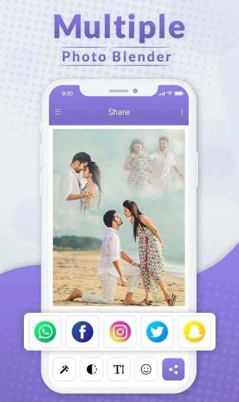 Multiple Photo Blender - Photo Blender Camera 1 تصوير الشاشة