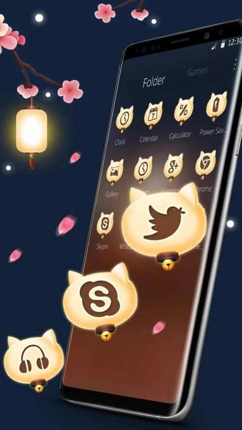Tema Cina Lucky Cat screenshot 2