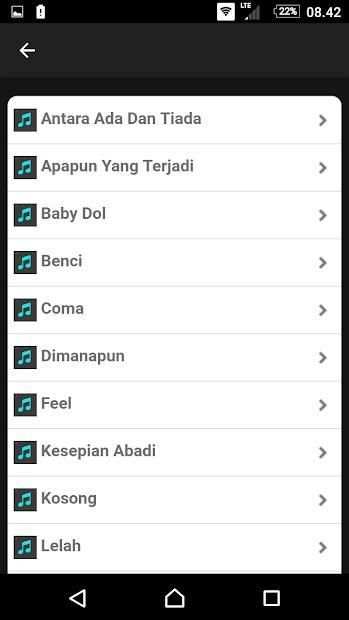 Lagu Utopia Band lengkap screenshot 2