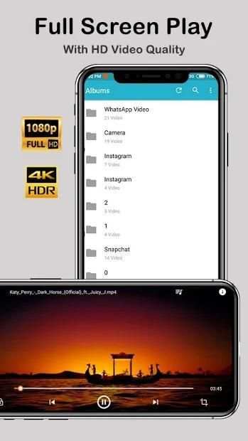 XX Video Player - HD Video Player , X Player स्क्रीनशॉट 1