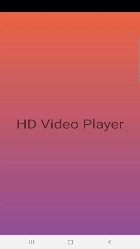 Full HD Player - All Format Video Player स्क्रीनशॉट 1