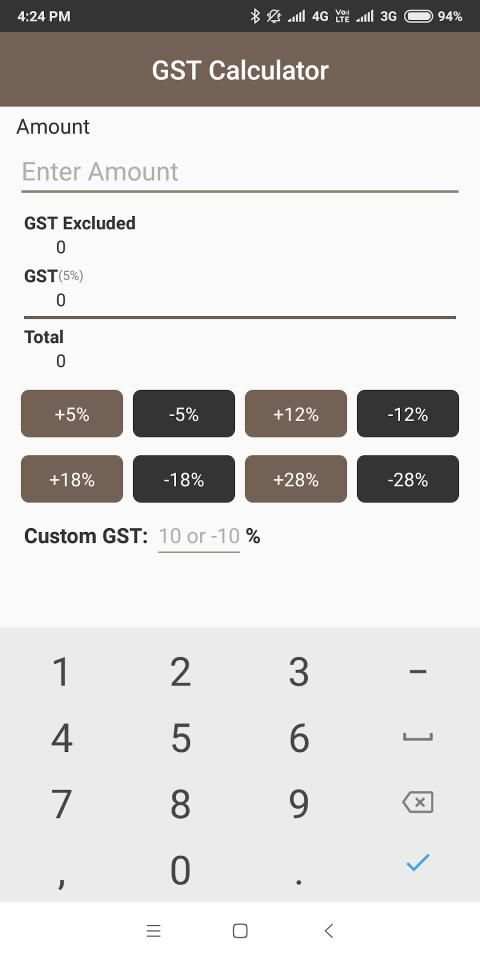 Indian GST Calculator screenshot 3