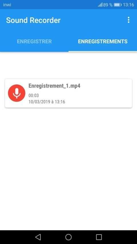 Recorder calls for IMO screenshot 2