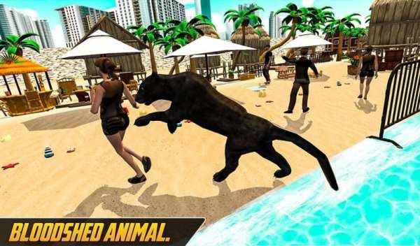 Angry Black Wild Panther Simulator 2019 स्क्रीनशॉट 3