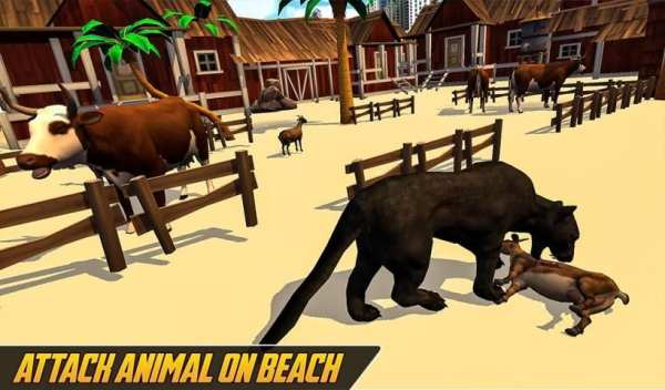Angry Black Wild Panther Simulator 2019 स्क्रीनशॉट 2