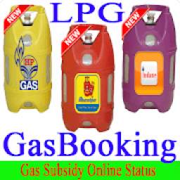 LPG GAS Booking Bharatgas Gas HP Indane Gas
