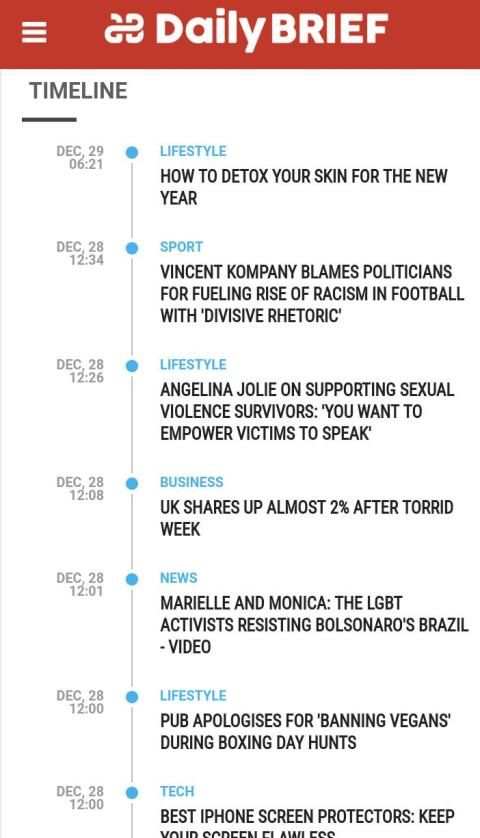 Daily Brief screenshot 1