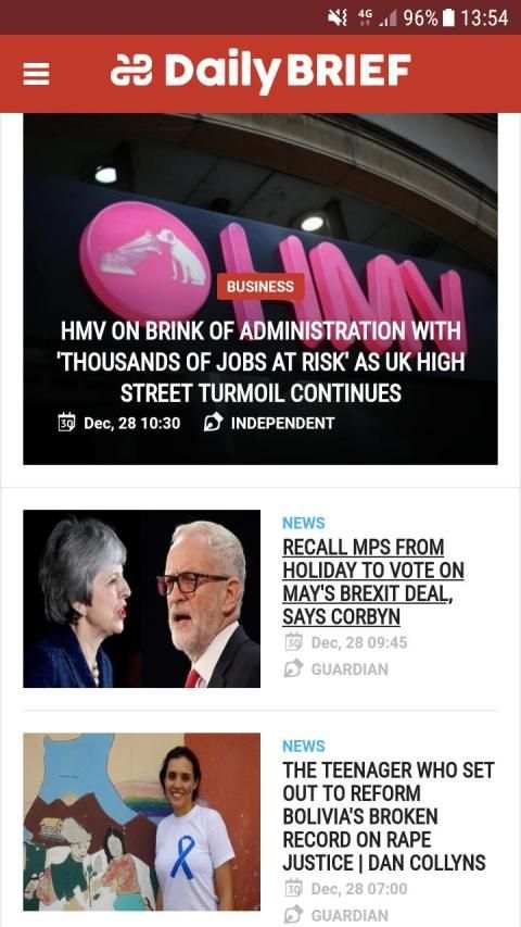 Daily Brief screenshot 4