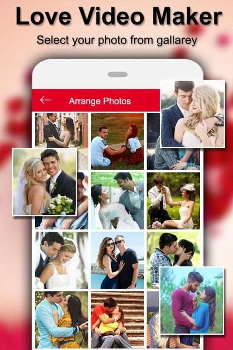 Love Video Maker With Music : Love Slideshow Maker स्क्रीनशॉट 5