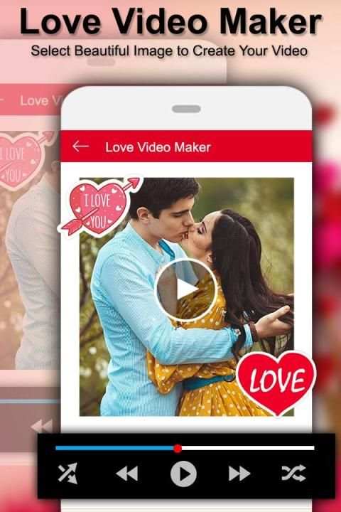Love Video Maker With Music : Love Slideshow Maker स्क्रीनशॉट 2