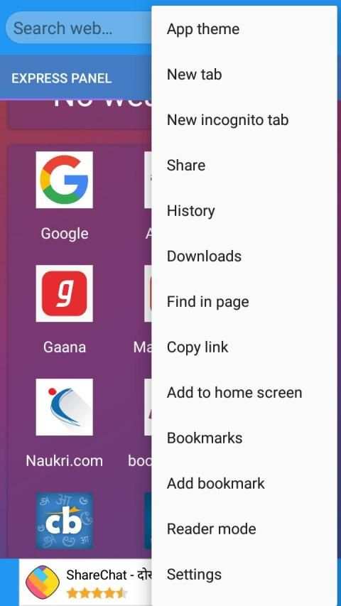 Eagle Browser screenshot 1
